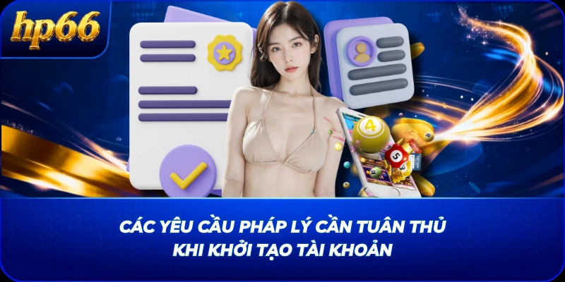 Các yêu cầu pháp lý cần tuân thủ khi khởi tạo tài khoản